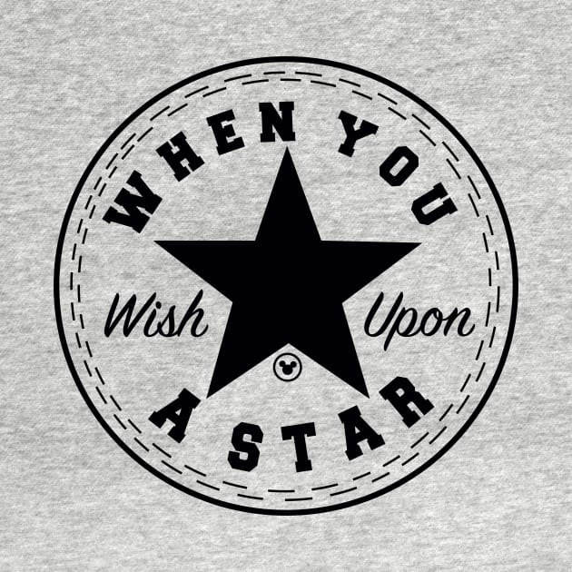 Wish Upon A Star (Black) by Enchantedartsbyrose